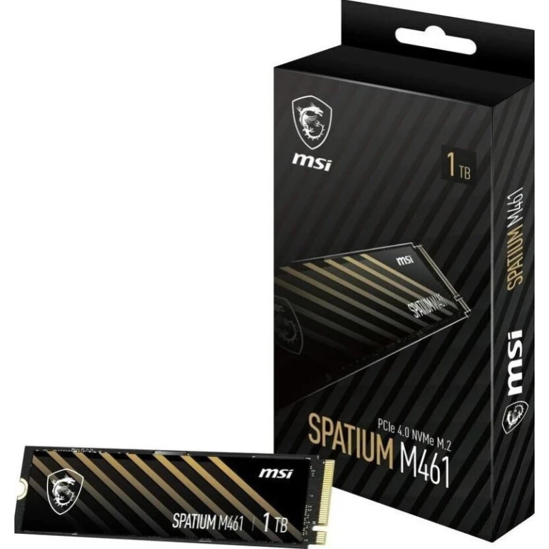 SSD kietasis diskas MSI SPATIUM M461 PRO, 1 TB PCIe Gen4x4 M.2 2280